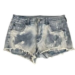 American Eagle 360 Super Stretch Bluet High Rise Short Womens Jeans SZ 6